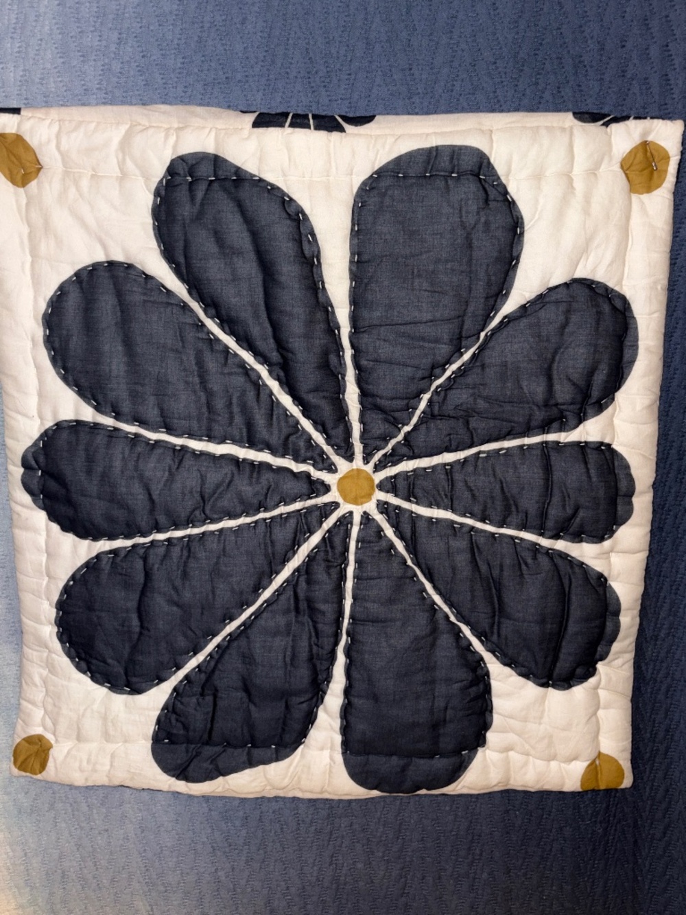 Anthropologie McKenzie Parrot Euro Sham Single